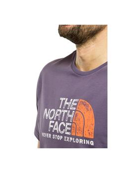 Camiseta The North Face Rust 2 Morado Hombre