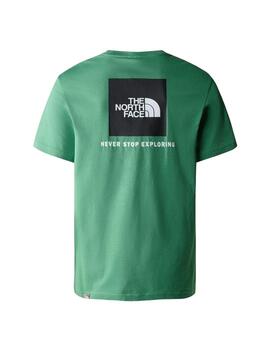 Camiseta The North Face Red Box Verde Hombre