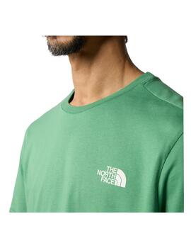 Camiseta The North Face Simple Dome Verde Hombre