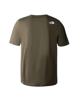 Camiseta The North Face Easy Verde Hombre