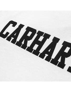 Camiseta Carhartt College Blanca Hombre