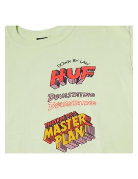 Camiseta Huf Master Plan Verde Hombre