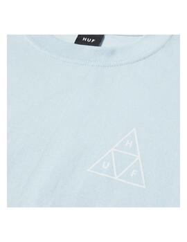 Camiseta Huf Set Triple Triangle Azul Hombre