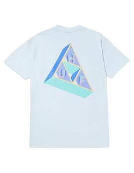 Camiseta Huf Based Triple Triangle Azul Hombre