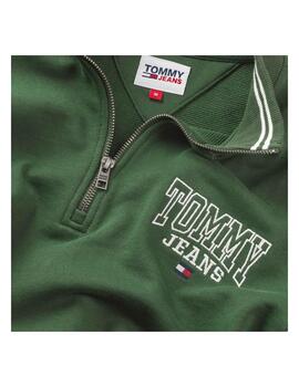 Sudadera Tommy Jeans Regular Entry Graphic Verde Hombre