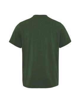 Camiseta Tommy Jeans Regular Entry Graphic Verde Hombre