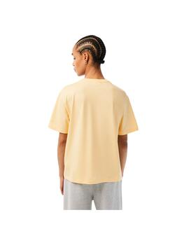 Camiseta Lacoste Core Collection Amarillo Mujer