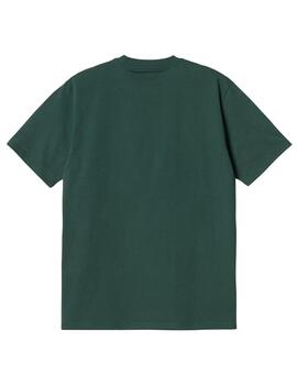 Camiseta Carhartt S/S Fibo Verde Unisex