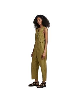 Mono G-Star Relaxed Jumpsuit Verde Mujer