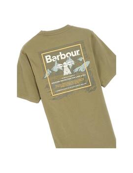 Camiseta Barbour Beacon Horizon Verde Hombre