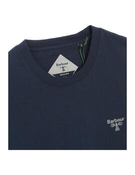 Camiseta Barbour Beacon Small Logo Marino Hombre