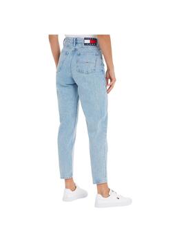Pantalón Vaquero Tommy Jeans Mom UHR Tapered Azul Mujer