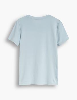 Camiseta Levi's SS Rib Baby  Azul