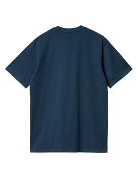 Camiseta Carhartt Script Marino Unisex