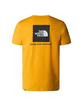 Camiseta The North Face S/S Red Box Amarillo Hombre