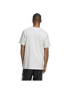 Camiseta Adidas Diagonal Logo Blanca Hombre