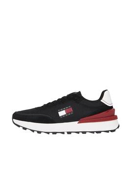 Zapatilla Tommy Jeans Technical Runne Negro Hombre