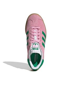Zapatillas Adidas Gazelle Bold Rosa Verde Mujer