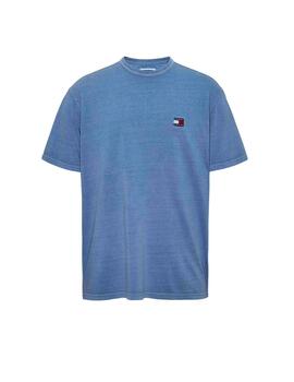 Camiseta Tommy Jeans Washed Azul Hombre