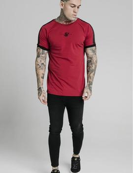 Camiseta SikSilk Raglan Roja