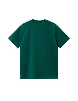 Camiseta Carhartt S/S Chase Verde Hombre