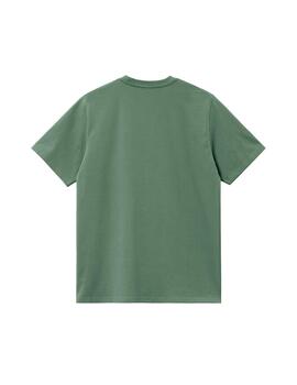 Camiseta Carhartt S/S Pocket Verde Hombre