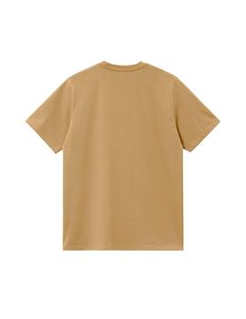 Camiseta Carhartt S/S Pocket Marrón Hombre