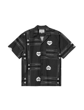 Camisa Carhartt S/S Heart Bandana Negra Hombre