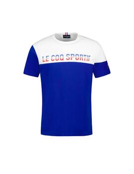 Camiseta Le Coq Sportif Tricolore Azul Hombre