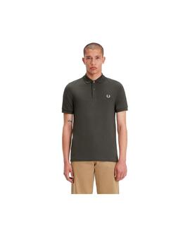 Polo Fred Perry Plain Verde Hombre