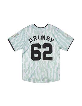 Camiseta Grimey Baseball Blanca Unisex
