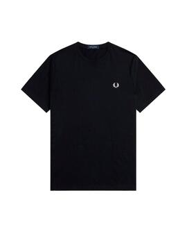 Camiseta Fred Perry Back Graphic Negra Hombre