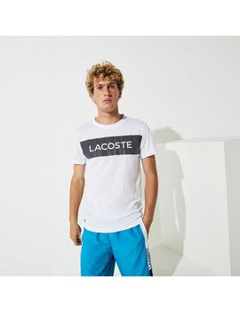 Camiseta de hombre Lacoste SPORT estampada transpi
