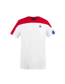 TRI Tee SS N°1 M new opt.white/pur rouge