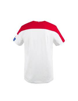TRI Tee SS N°1 M new opt.white/pur rouge