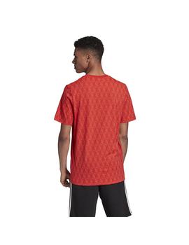 Camiseta Adidas Mono Aop Rojo
