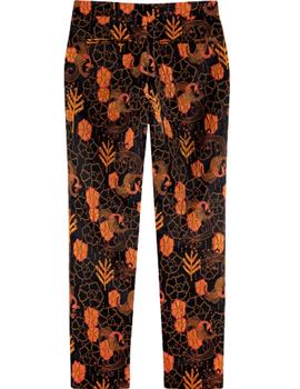 'Lowry' Tailored slim fit pant in jacquard