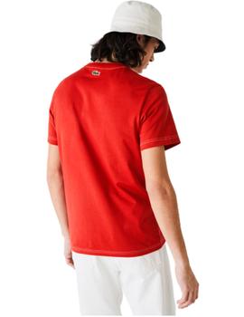 Camiseta Lacoste 21 Roja Hombre