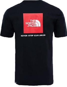 Camiseta The North Face M S/S Redbox Negra Hombre