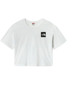 Camiseta The North Face W Cropped  Blanca Mujer