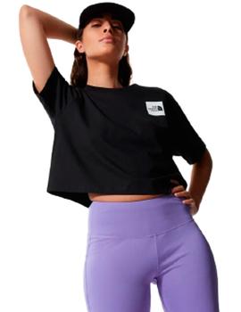 Camiseta The North Face W Cropped Negra Mujer