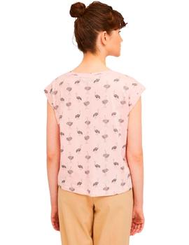 Camiseta Compañia Fantastica Avestruz Rosa Mujer