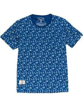 Camiseta Tiwel Sandwich - Nart Azul Hombre