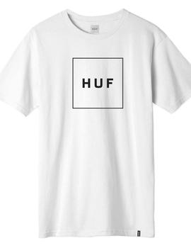 Camiseta Huf Essentials Box Logo S/S Blanca Hombre