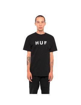 Camiseta Huf Essentials OG Logo Negra Hombre