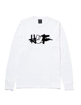 Camiseta Huf Haze Remix Blanca Hombre