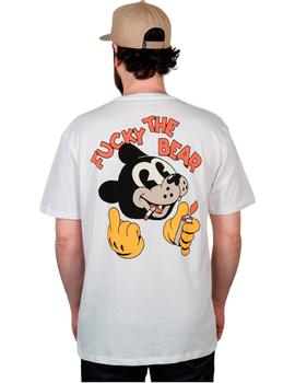 Camiseta The Dudes Fucky Blanca Hombre