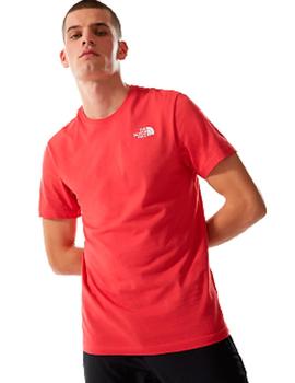 Camiseta The North Face  M S/S Red Box Roja Hombre