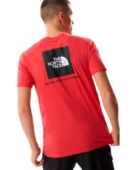 Camiseta The North Face  M S/S Red Box Roja Hombre