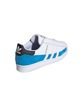Zapatilla Adidas Superstar Azul Hombre